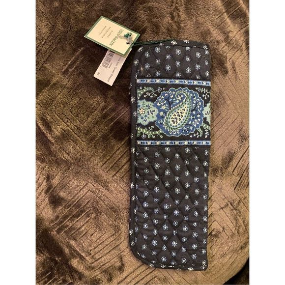 Vera Bradley curling iron cover Seaport 12 inches long new with tags - Picture 1 of 7